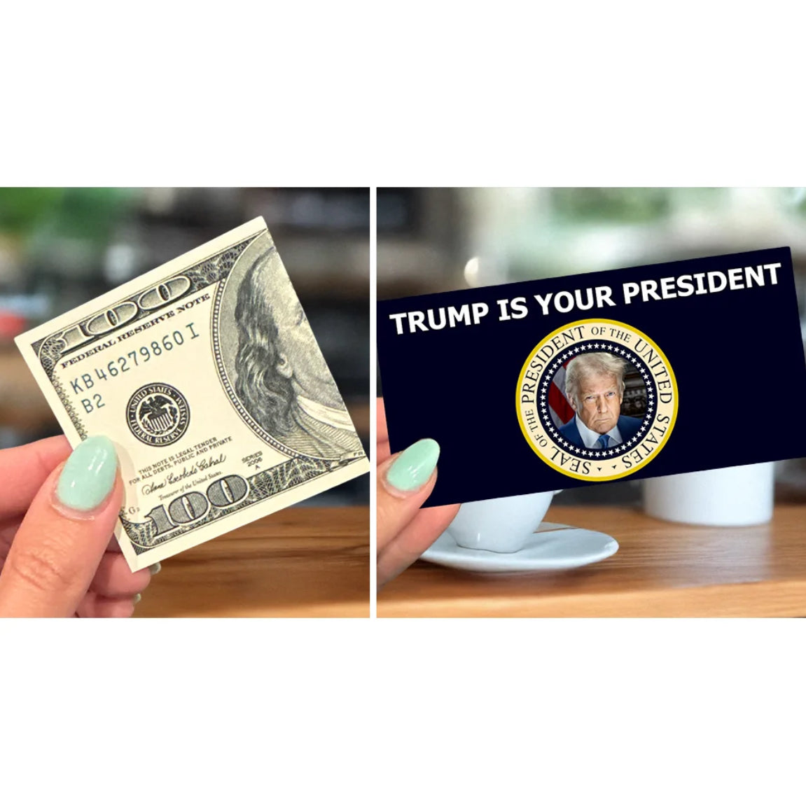 Trump's Your President Prank Bills