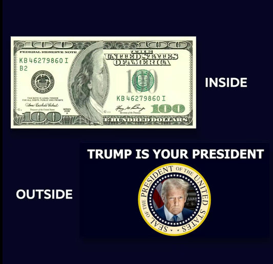 Trump's Your President Prank Bills